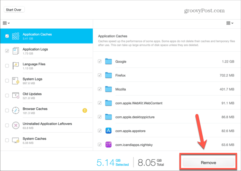 Cleaner one pro távolítsa el a szemetet