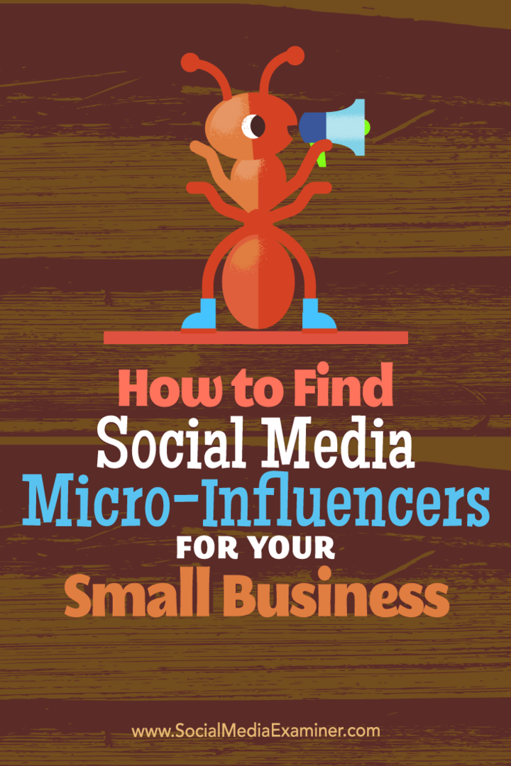 Hogyan lehet megtalálni a szociális média mikro-befolyásolóit a kisvállalkozások számára: A közösségi média vizsgáztatója