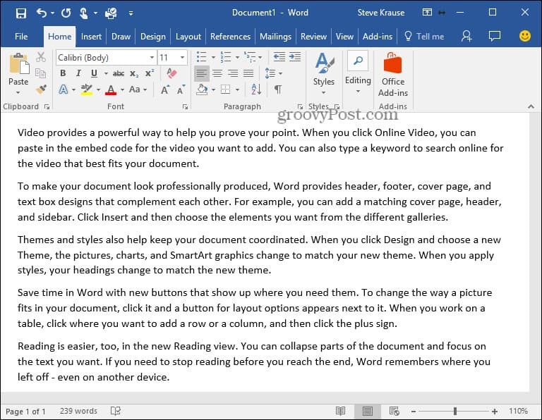 Lorem Ipsum szöveg beillesztése a Microsoft Word 2010 és 2007 programba