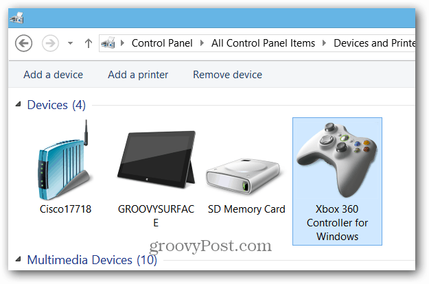 Xbox vezérlő eszközök és nyomtatók