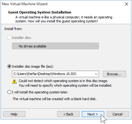03 Telepítő fájl Windows 10 ISO