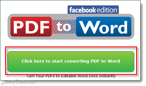 kezdje el konvertálni a pdf fájlt a facebook facebook kiadásba