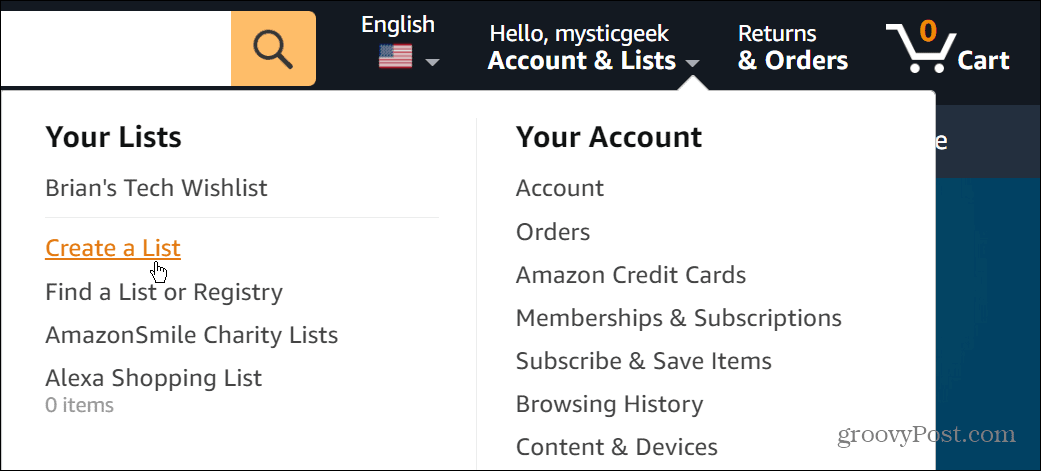 Hogyan oszthatunk meg egy Amazon kívánságlistát