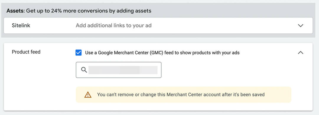 how-to-configure-the-product-feed-using-youtube-ad-campaign-for-shoppable-assets-section-product-feed-check-use-a-google-merchant-center-show-products-with- your-ads-box-example-14