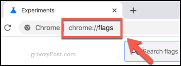 A Chrome zászlók menüje a címsorból érhető el
