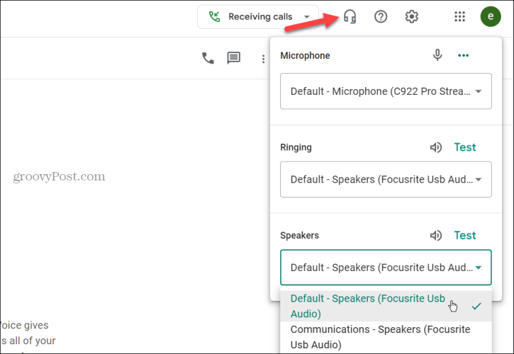 Használja a Google Voice-ot hívások kezdeményezésére számítógépről