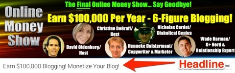 online pénz show fejléc