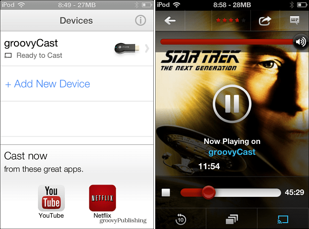 Chromecast iOS App