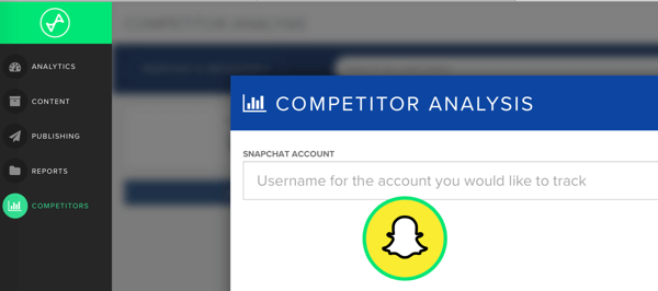 Adja hozzá annak a versenyzőnek a Snapchat felhasználónevét, akit nyomon akar követni a Snaplytics alkalmazásban.