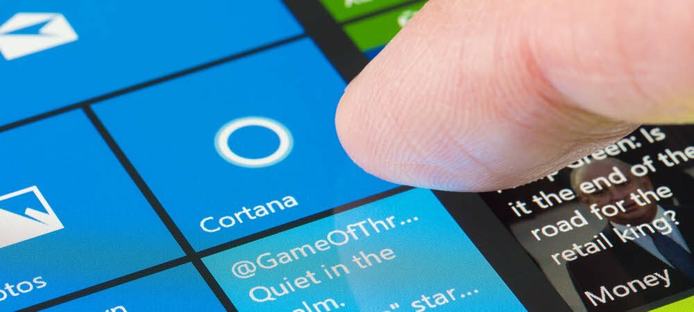 A Cortana teljes letiltása a Windows 10 rendszeren