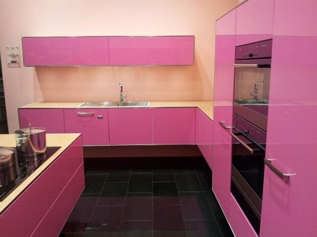 rózsaszín konyha díszítő ötletek