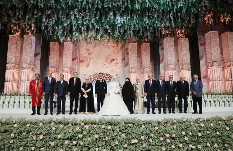 Erdoğan elnök unokaöccsének, Osama Erdoğannak az esküvője