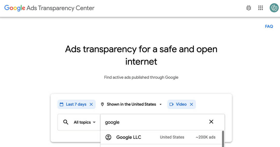 Versenytárs keresése a Google Ads Transparency Center segítségével: Social Media Examiner