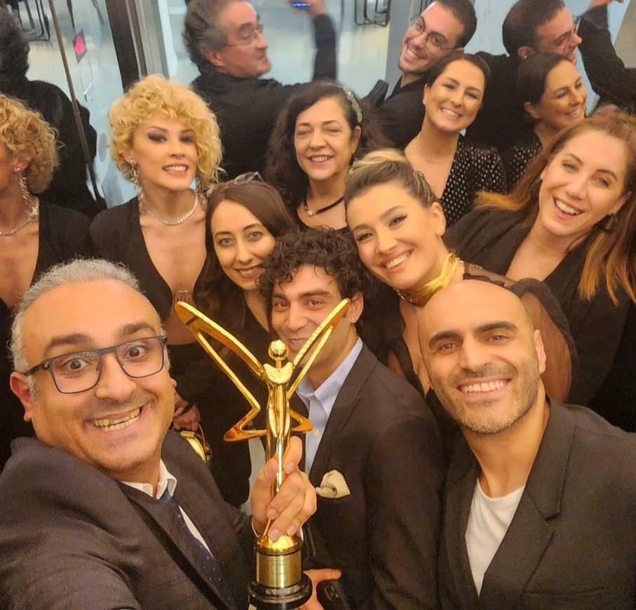 Güldür Güldür csapata az Arany Pillangó díjátadón