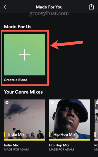 spotify keveréket hoz létre