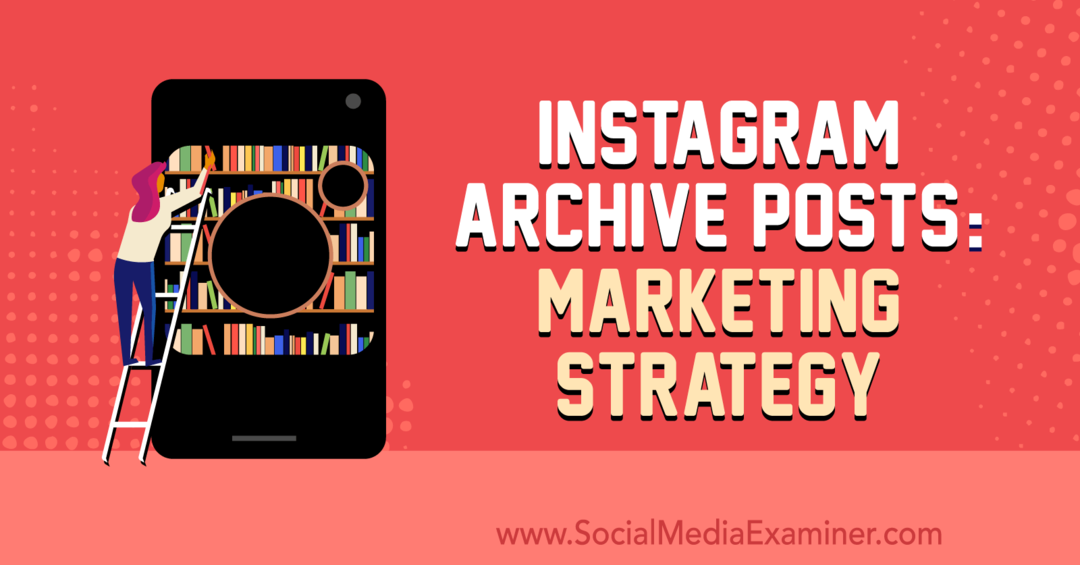 Instagram Archívum bejegyzések: Marketing stratégia: Social Media Examiner