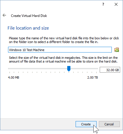 07 Megadja a merevlemez helyét (Windows 10 telepítés)