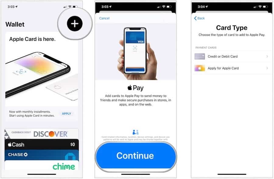 Az Apple Pay beállítva az iPhone készüléken