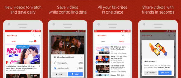 A YouTube Go alkalmazás béta verziója letölthető az indiai Google Play Áruházból.