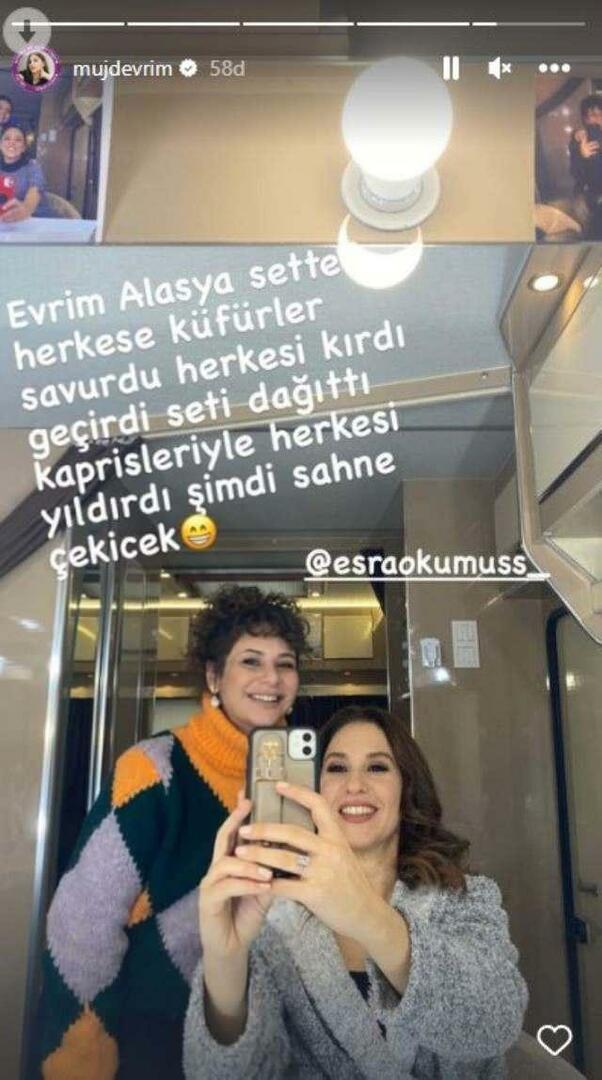 Evrim Alasya Instagram-bejegyzés