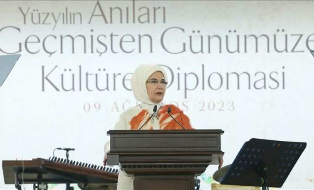 Emine Erdoğan csatlakozott a Kulturális Diplomáciai Programhoz: 