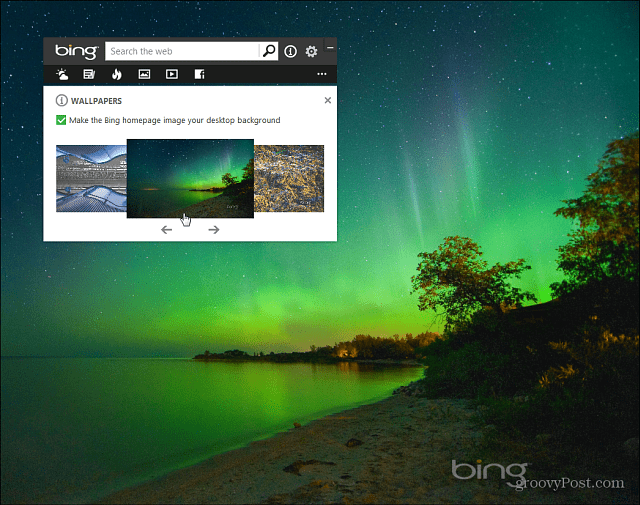 A Bing Desktop beolvassa a dokumentumok és a további információk keresését