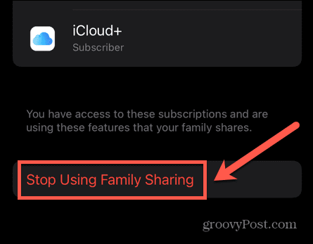 iphone ne használja a családi megosztást