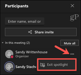 Lépjen ki a reflektorfényből a Microsoft Teams alkalmazásban