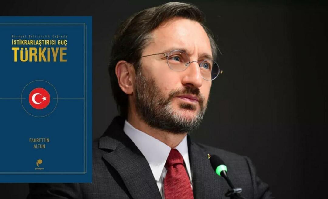 Új könyv Fahrettin Altun kommunikációs igazgatótól: Stabilizing Power Türkiye