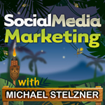 A Social Media Marketing Podcast segít Mike-nek kapcsolatot kialakítani az influencerekkel.