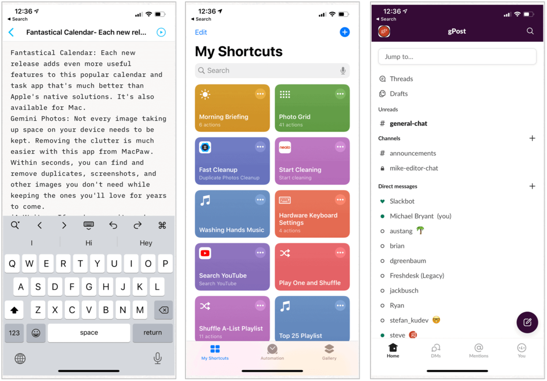 A 2020-as GroovyPost útmutató a legjobb iOS-alkalmazásokhoz, amelyeket használnia kell