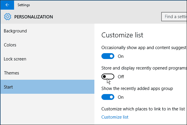 Windows 10: Távolítsa el az elemeket a Start menü leggyakrabban használt listájáról