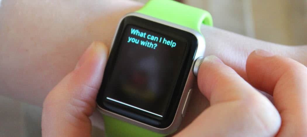 A Siri használata az Apple Watch alkalmazásban történő kereséshez