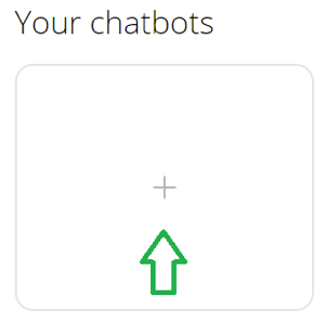 Indítson új chatbotot a Chatfuel webhelyen.