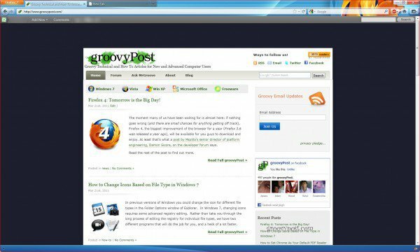 Firefox 4 új felhasználói felület és sebesség