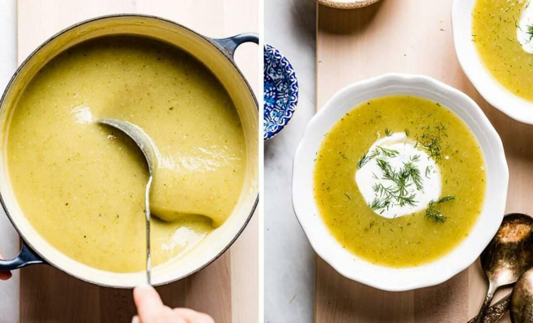Hogyan készítsünk egészséges krémes cukkini levest? Egyszerű krémes sütőtökleves recept