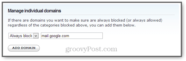blokkolja a webmail használatát az opendns segítségével