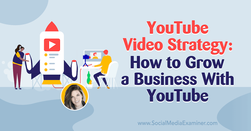 YouTube videostratégia: Hogyan lehet vállalkozást gyarapítani a YouTube segítségével, amely Sunny Lenarduzzi betekintését tartalmazza a Social Media Marketing Podcast-on.