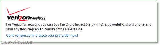Verizon már nem érdekli a Nexus One-t, a Droid Incredible-re költözött