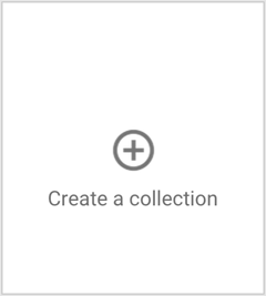 a létrehoz egy google + gyűjtemény gombot