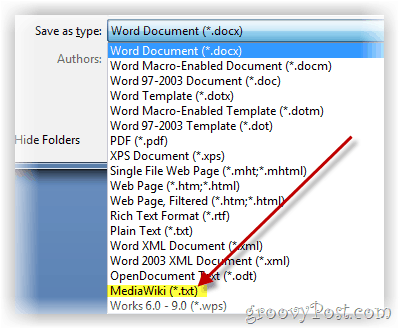 A Microsoft ma kiadta a Word Wiki Editor kiegészítőt