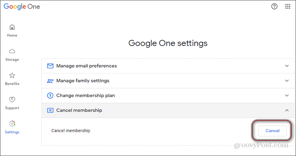 A Google One lemondhatja a tagságot
