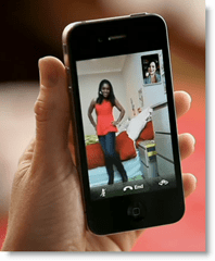 Apple FaceTime az iPhone 4 készüléken