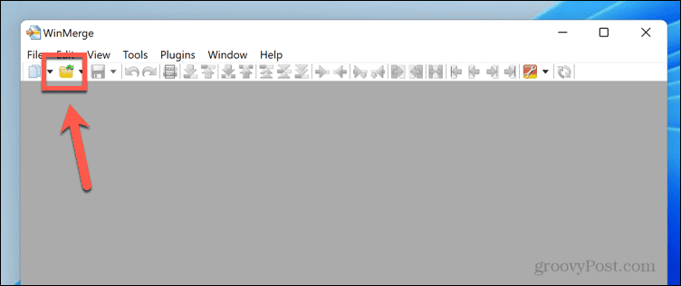 Windows 11 Winmerge nyitva