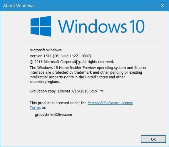 A bennfentesek számára kiadott Windows 10 Redstone Build 14271 (mobil is)