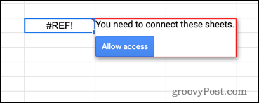 hozzáférés engedélyezése a google táblázatokban