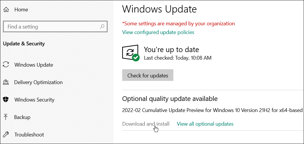 Windows frissítés javítása Windows tálca teljes képernyőn jelenik meg