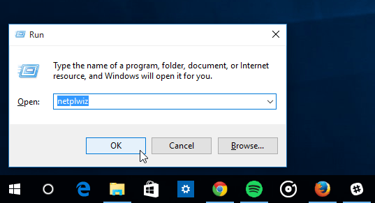Windows 10 futtatás párbeszédpanel