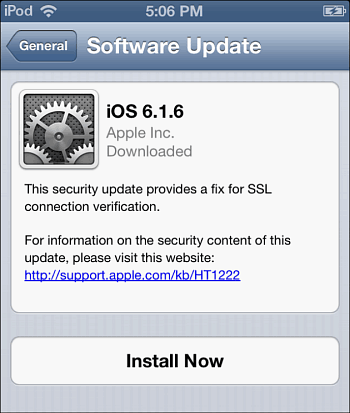 Frissítette még iPhone-ját és iPadjét? IOS 7.0.6