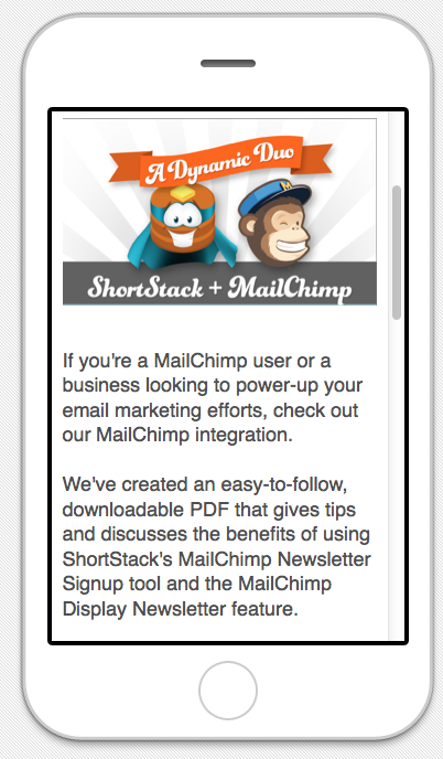 MailChimp mobil marketing